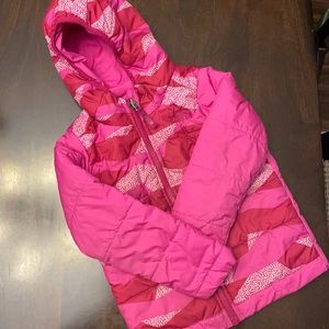 North face reversible girls jacket size 5T